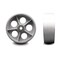Service Caster SCC-10" Semi Steel Cast Iron Wheel Only w/Roller Bearing -3/4" Bore-2500 lb Cpty SCC-SSR1030 - alternate 1